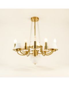 Dyal Unique Statement Tiered Led Chandelier (synthetic illustration; no displayed measurements)