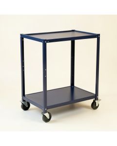 Clay Dell Empty Rolling Workshop Cart - Navy (synthetic illustration; no displayed measurements)