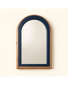 Clay Arc Framed Wall Mirror (synthetic illustration; no displayed measurements)