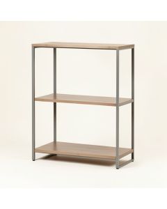 Bella Industrial Etagere Bookcase (synthetic illustration; no displayed measurements)
