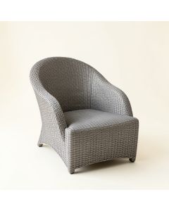 Juniper Dale Outdoor Lounge Chair - Gray (synthetic illustration; no displayed measurements)