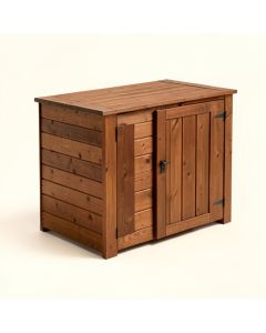 6 Ft. W X 2.5 Ft. D Wooden Horizontal Bike Shed (synthetic illustration; no displayed measurements)