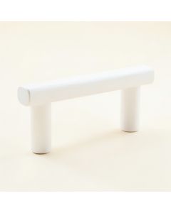 Reed Bridge Cabinet Handle Without Packaging - White (synthetic illustration; no displayed measurements)