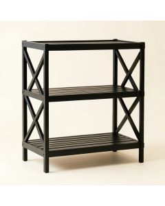 Dune Bend Empty Seed-Starting Shelving Unit Without Lights - Black (synthetic illustration; no displayed measurements)