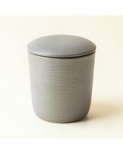 River Bridge Storage Canister With Lid - Gray (synthetic illustration; no displayed measurements)