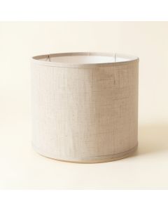 Linen Oval Lamp Shade ( Spider ) (synthetic illustration; no displayed measurements)