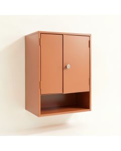 Hazel Arc Wall-Mounted Laundry Cabinet (synthetic illustration; no displayed measurements)