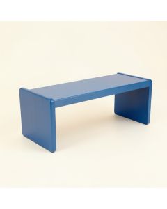 Brook Bridge Indoor Bench - Blue (synthetic illustration; no displayed measurements)
