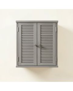 Cedar Bluff Wall-Mounted Laundry Cabinet - Gray (synthetic illustration; no displayed measurements)