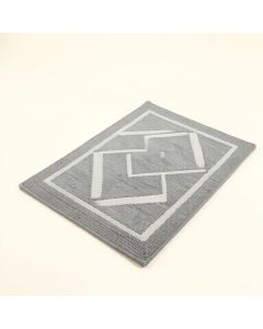 Elsie Geometric Hand Knotted Gray Area Rug (synthetic illustration; no displayed measurements)