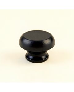 River Bridge Cabinet Knob Without Packaging - Black (synthetic illustration; no displayed measurements)