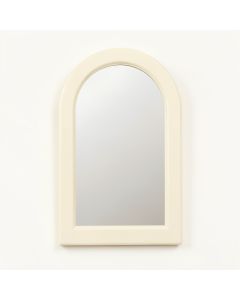Elm Branch Framed Wall Mirror - Cream (synthetic illustration; no displayed measurements)