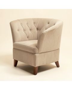 Pearce Diamond Tufted Upholstered Skirted Side Chair (synthetic illustration; no displayed measurements)