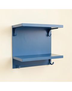 Meadow Bend Wall-Mounted Entryway Organizer Shelf - Blue (synthetic illustration; no displayed measurements)