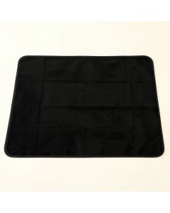 Laurel Crossing Bath Mat - Black (synthetic illustration; no displayed measurements)