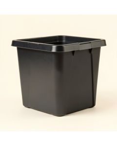 Keter Novel 90 Gallon Water Resistan Resin Lockable Deck Box In Black/Gray (synthetic illustration; no displayed measurements)