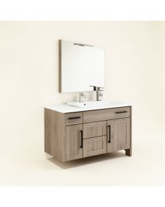 Phoebe Modern Handles Drilling Floor Mount 38 '' Single Bathroom Vanity Set (synthetic illustration; no displayed measurements)