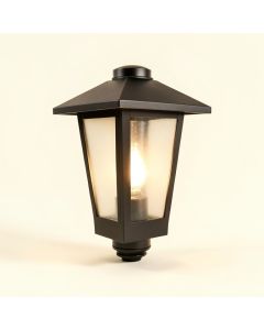 Crandallwood 9.86 '' H Outdoor Barn Light (synthetic illustration; no displayed measurements)