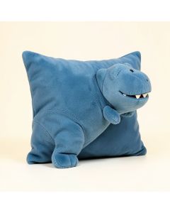 Blue Dinosaur Jumboz Plush Floor Pillow (synthetic illustration; no displayed measurements)