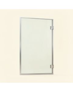 31.25 '' W X 72 '' H Pivot Frameless Shower Door (synthetic illustration; no displayed measurements)