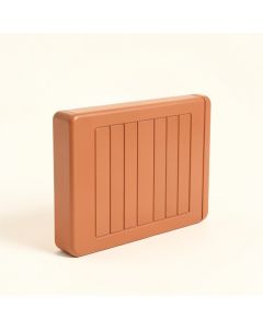 Briar Dale Narrow Outdoor Storage Bench - Terracotta (synthetic illustration; no displayed measurements)
