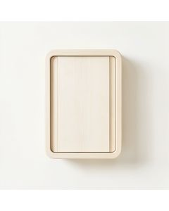 Moss Dell Wall-Mounted Laundry Cabinet - Ivory (synthetic illustration; no displayed measurements)