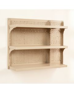 Harbor Canyon Empty Wall-Mounted Tool Organizer Panel - Beige (synthetic illustration; no displayed measurements)
