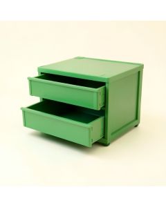 Laurel Branch Small-Parts Storage Drawer Cabinet - Green (synthetic illustration; no displayed measurements)