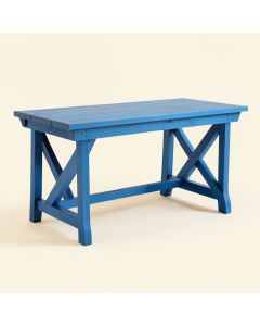 Elm Branch Empty Workshop Workbench - Blue (synthetic illustration; no displayed measurements)
