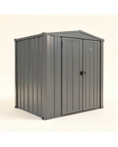 Outdoor Utility Metal Storage Shed (synthetic illustration; no displayed measurements)