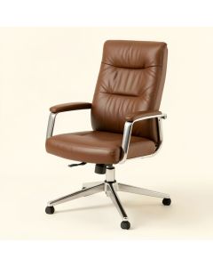 Ruka Genuine Leather Conference Chair (synthetic illustration; no displayed measurements)