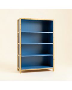 Summit Crossing Freestanding Bookcase - Blue (synthetic illustration; no displayed measurements)