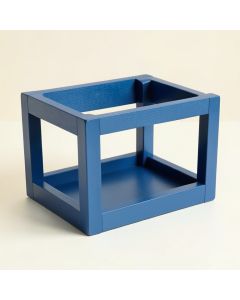 Birch Brook Empty Furniture-Style Pet Crate - Blue (synthetic illustration; no displayed measurements)