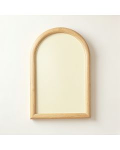 Holly Crest Framed Wall Mirror - Cream (synthetic illustration; no displayed measurements)