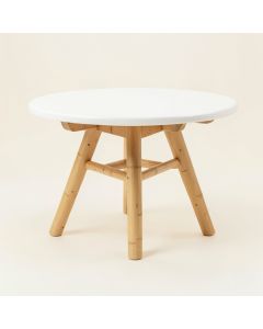 Ash Dell Patio Table - White (synthetic illustration; no displayed measurements)
