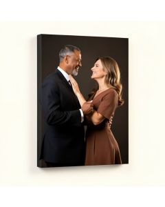 Political Barack And Michelle Dancing Photographic Print On Canvas (synthetic illustration; no displayed measurements)