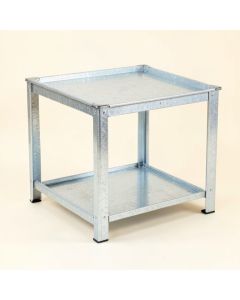 Galvanized Steel Potting Bench (synthetic illustration; no displayed measurements)