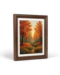 Autumns Morning Light By D. Burt - Picture Frame Painting Print On Paper (synthetic illustration; no displayed measurements)