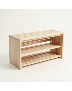 Holly Branch Shoe Storage Bench - Beige (synthetic illustration; no displayed measurements)