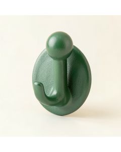 Linden Bridge Wall-Mounted Robe Hook - Green (synthetic illustration; no displayed measurements)