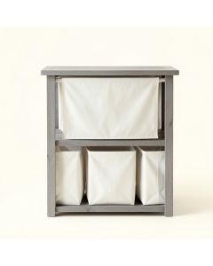 River Canyon Laundry Sorting Station With Plain Removable Bags - Gray (synthetic illustration; no displayed measurements)