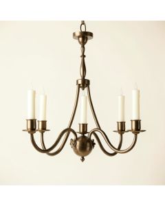 Smith 5 - Light Candle Style Classic / Traditional Chandelier (synthetic illustration; no displayed measurements)