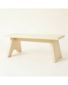 Willow Bluff Indoor Bench - Cream (synthetic illustration; no displayed measurements)