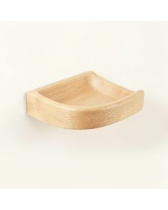 Laurel Edge Wall-Mounted Cat Perch - Beige (synthetic illustration; no displayed measurements)
