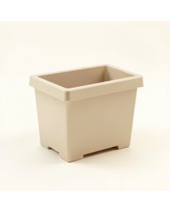 Flint Bend Empty Raised Planter - Beige (synthetic illustration; no displayed measurements)