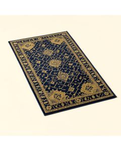 Monterey Geometric Navy/Blue/Gold Area Rug (synthetic illustration; no displayed measurements)
