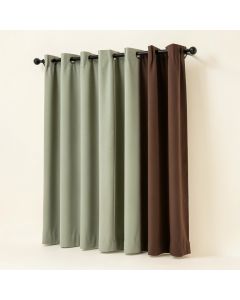 Baarde Solid Blackout Thermal Grommet Single Curtain Panel (synthetic illustration; no displayed measurements)