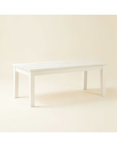 Olive Branch Indoor Bench - White (synthetic illustration; no displayed measurements)