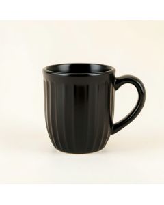 River Canyon Ceramic Mug - Black (synthetic illustration; no displayed measurements)