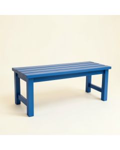 Oak Branch Indoor Bench - Blue (synthetic illustration; no displayed measurements)
